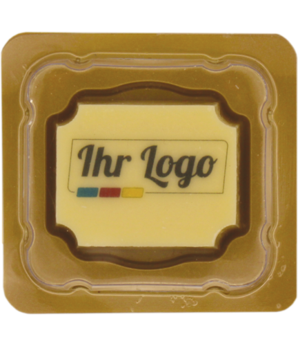 1er Logopraline im Kundenindividuellen Logo