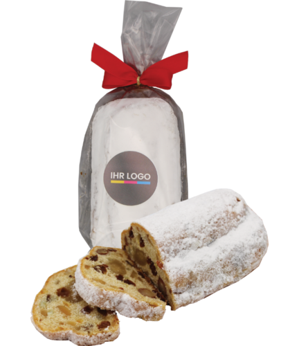 Christstollen 250gr. mit bedruckten Aufkleber