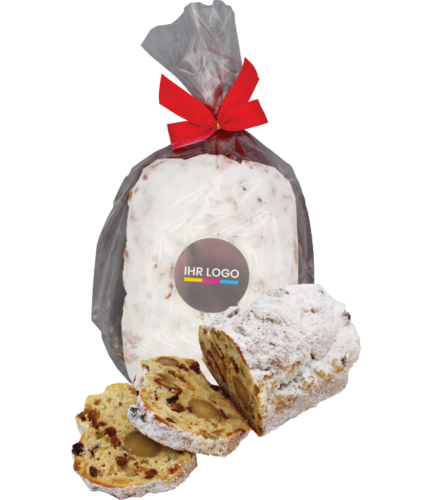 Christstollen 500gr. mit bedruckten Aufkleber