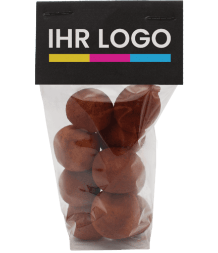 Marzipankartoffeln mit bedruckten Kundenheader