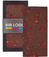 Schokoladentafel Zartbitter mit Rosa Pfeffer