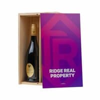 Doppelte Weinkiste aus Holz 750ml