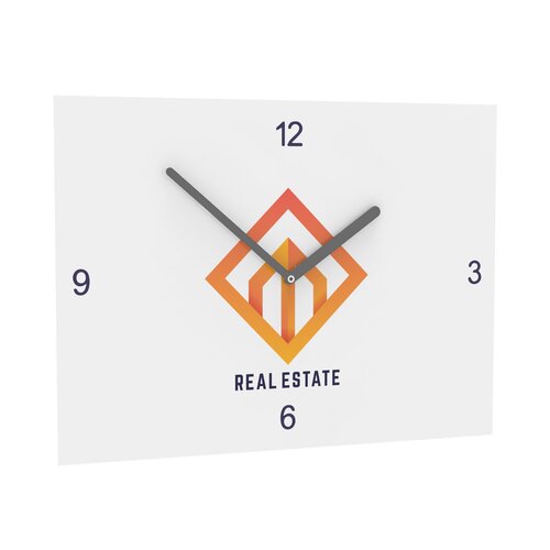 Horae Wall Clock Rectangular 240 x 350 mm