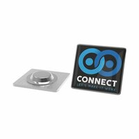 Pin Metal with magnet Square