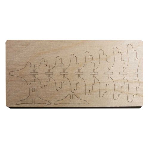 3D Holzpuzzle-Karte