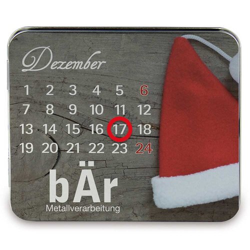 Adventskalender-Dose