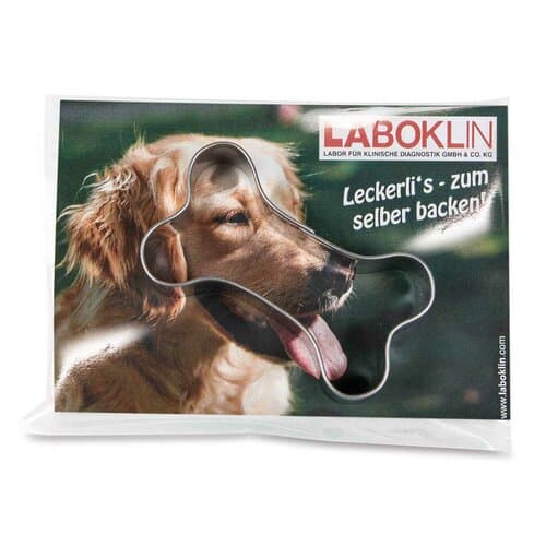 Backförmchen in der Werbetüte