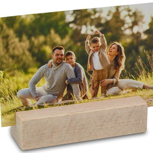 Bildhalter aus Holz - Weihnachten