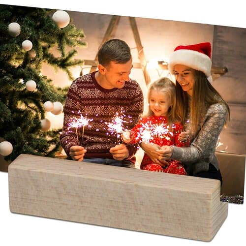 Bildhalter aus Holz - Weihnachten