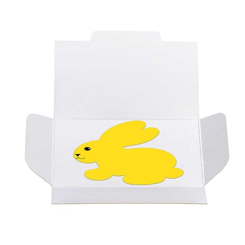 Samenpapier in Klappkärtchen - Ostern