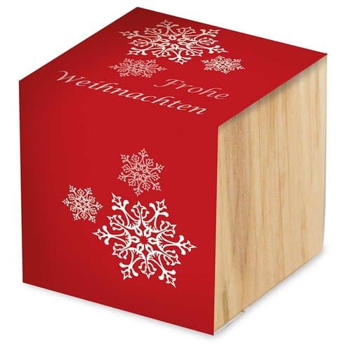 Pflanz-Holz - Standardmotiv - Frohe Weihnachten