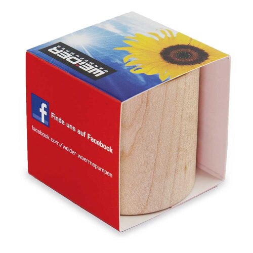 Pflanz-Holz rund mit Samen