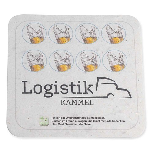 Samenpapier Bierdeckel
