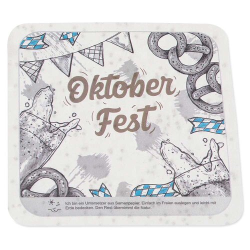 Samenpapier Bierdeckel