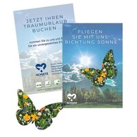 Samenpapier auf A6Karte