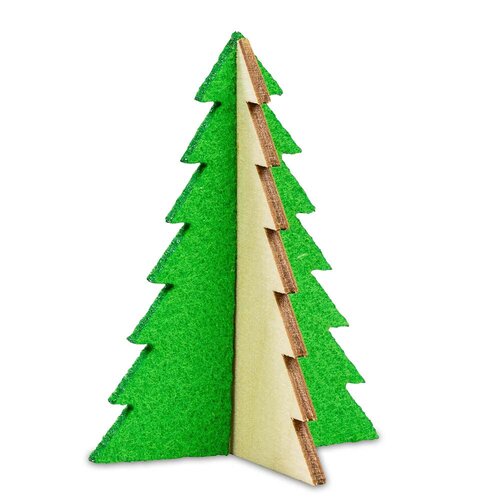 Steckfiguren-Karte Filz - Standardmotiv