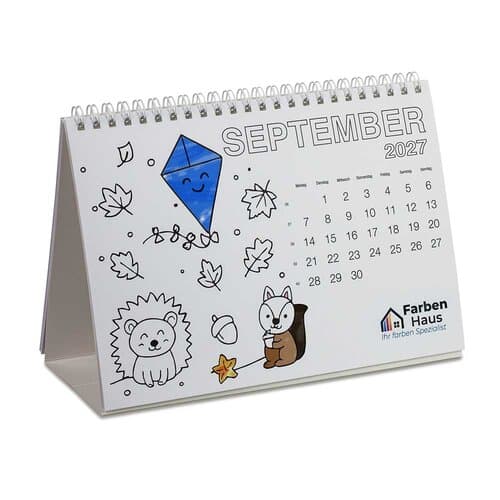 Ausmal-Tischkalender