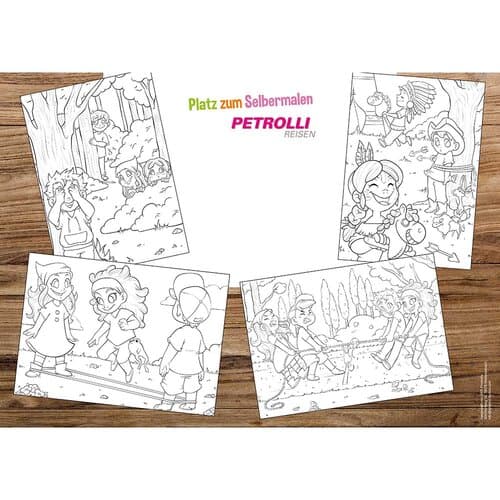 Ausmalbögen-Set