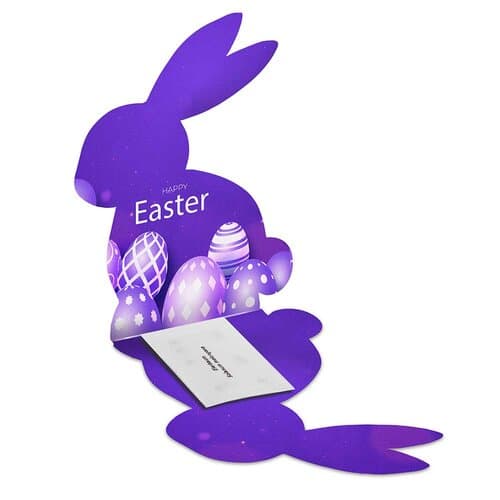Klappkärtchen Osterhase