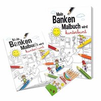 Malbuch  MalSet A6  Banken