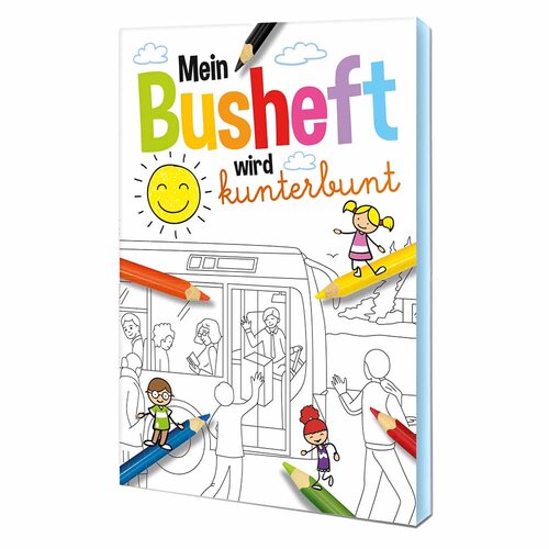 Malbuch / Mal-Set A6 - Bus