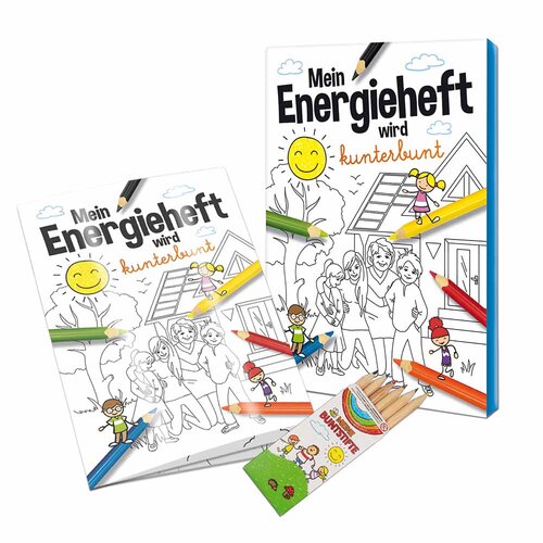 Malbuch / Mal-Set A6 - Energie