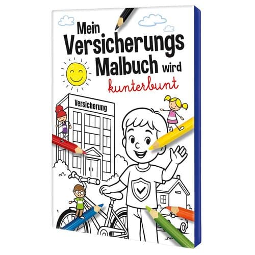 Malbuch / Mal-Set A6 - Versicherung