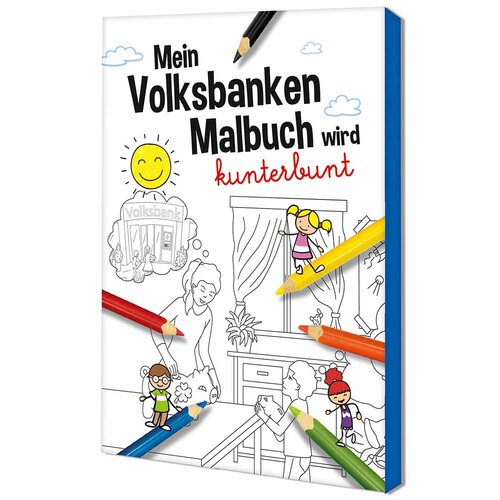 Malbuch / Mal-Set A6 - Volksbanken