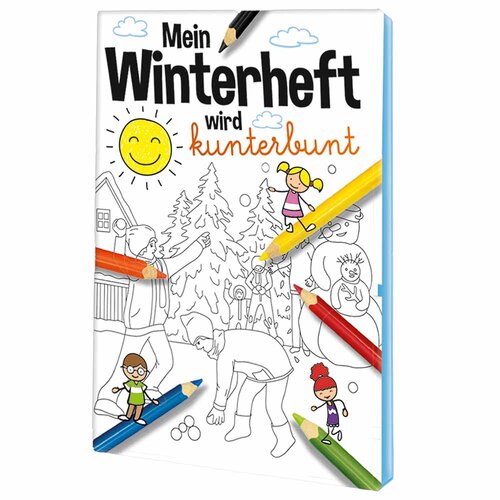 Malbuch / Mal-Set A6 - Winter