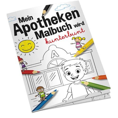 Malbuch / Mal-Set A6 - Apotheke
