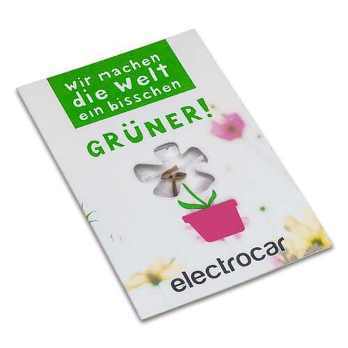 Samen-Karte-Mini Blume