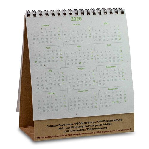 Samenpapier-Tischkalender
