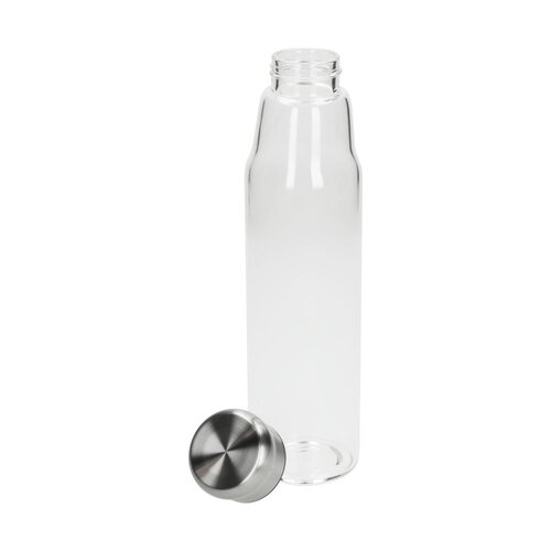 Glasflasche mit Hülle "Life" 0,7 l
