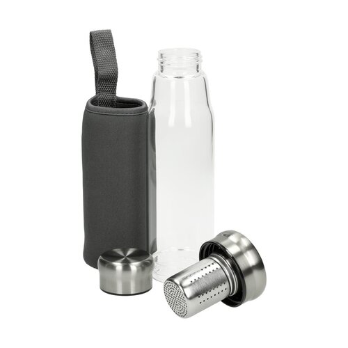 Glasflasche mit Hülle "Flavour" 0,5 l