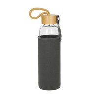 Glasflasche mit Hülle Bamboo 055 l