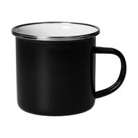 Emaille-Becher "Cozy", 300 ml, schwarz