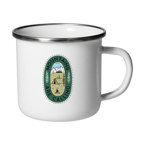 Emaille-Becher "Cozy" 300 ml, Subli