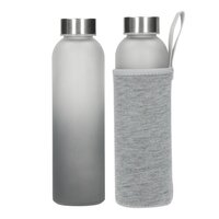 Glasflasche mit Hülle Iced 045 l