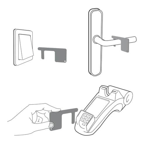 Schlüsselanhänger "Safe contact"