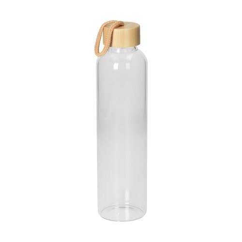 Glasflasche mit Hülle "Bamboo" 0,75 l