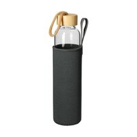 Glasflasche mit Hülle Bamboo 065 l