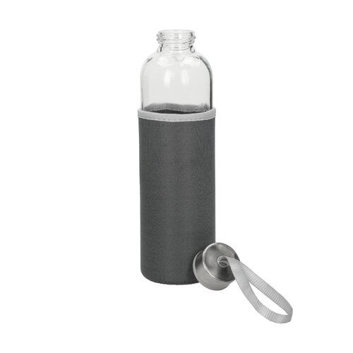 Glasflasche mit Hülle "Pure", 0,7l