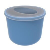 behagliches blau / transparent