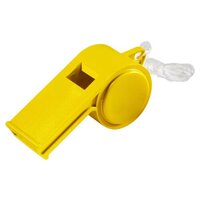 Trillerpfeife Sport mit Kordel unicolour