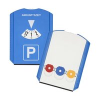 Parkscheibe Euro mit Chips