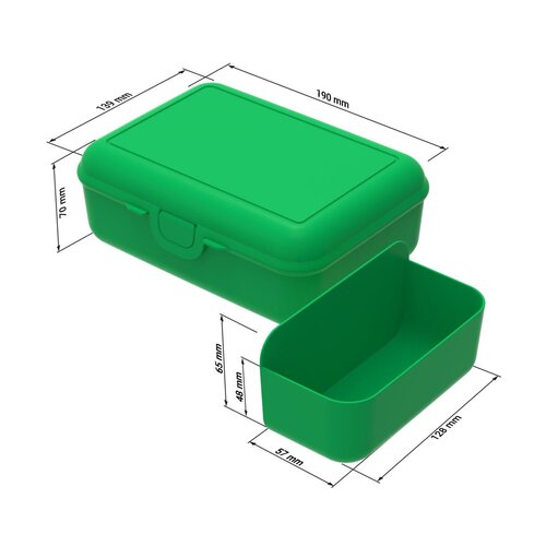 Vorratsdose "School-Box" deluxe, mit Trennschale