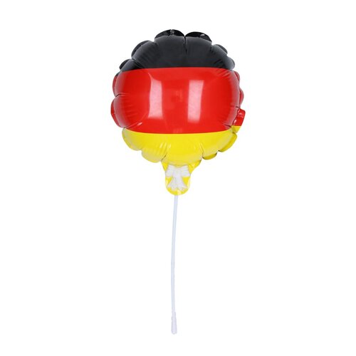 Luftballon, selbstaufblasend "Soccer" Deutschland, klein