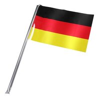Fahne selbstaufblasend Deutschland klein
