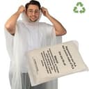 Kompostierbarer Regenponcho Fleurus