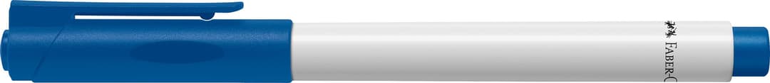 Faber-Castell Broadpen Weiß / Schwarz, Schreibfarbe Blau